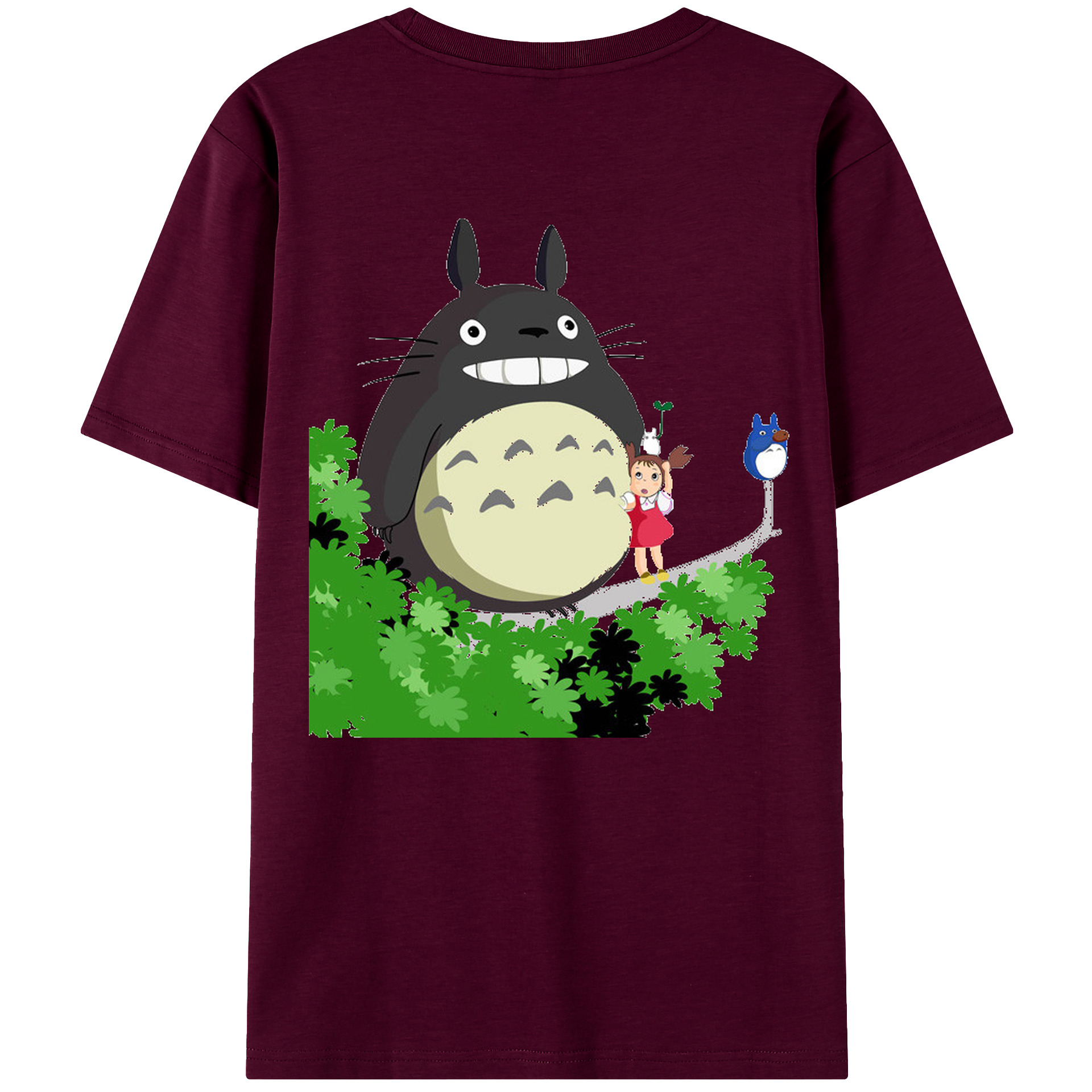 （画像用） となりのトトロ 草壁メイ 草壁サツキ My Neighbor Totoro Satsuki Kusakabe Mei Kusakabe レディース半袖Tシャツ(バックプリント)